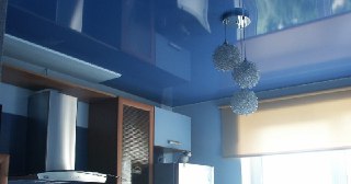 Натяжной потолок на кухню Сибай, цена от 6268 руб.